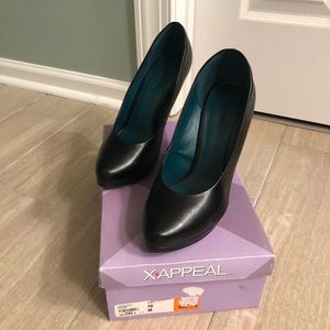 2 inch Black Platform Heels